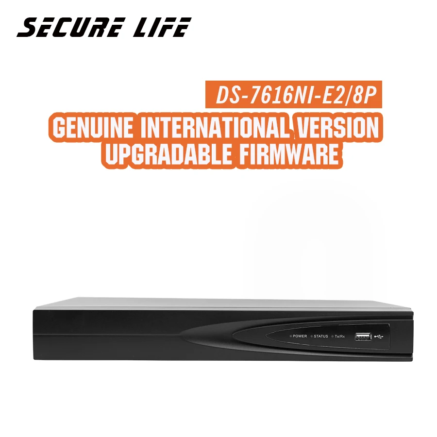 В наличии DS 7616NI E2/8 P английская версия 16ch NVR с 2 портами SATA 8 POE HDMI и VGA встроенный