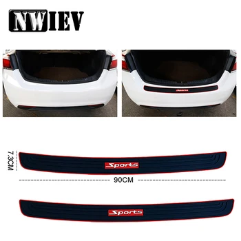 

NWIEV Car Styling For Peugeot 307 206 407 Citroen C4 C5 Honda Civic Accord CRV Lada Rear Bumper Trunk Door Stickers Acccessories