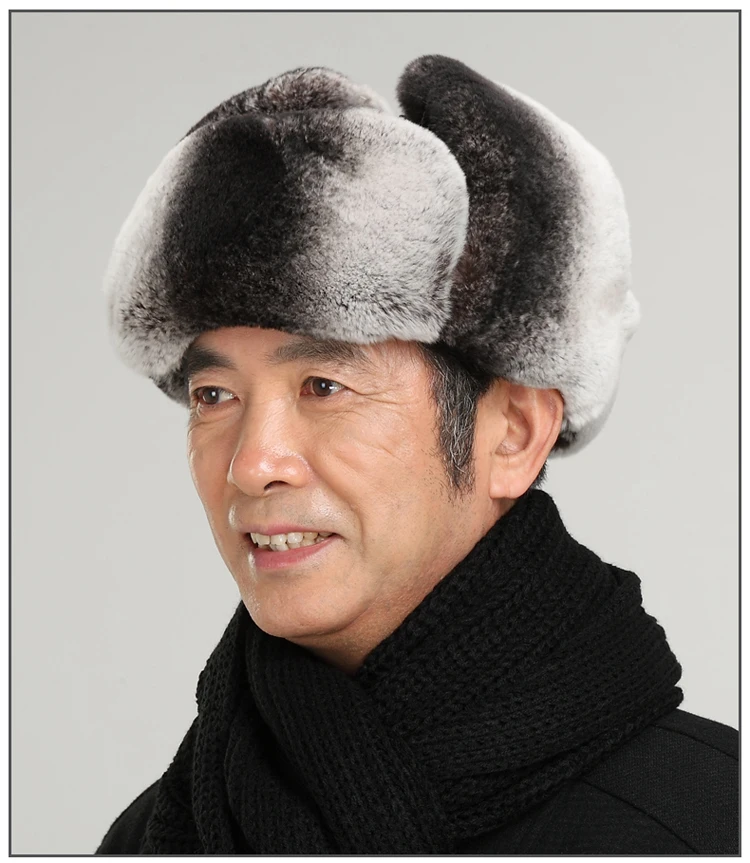Мужские шапки модные новые стильные зимние русские шапки из натуральной кожи горячая Распродажа теплые шапки хорошего качества из натуральной кожи