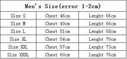Men's szie