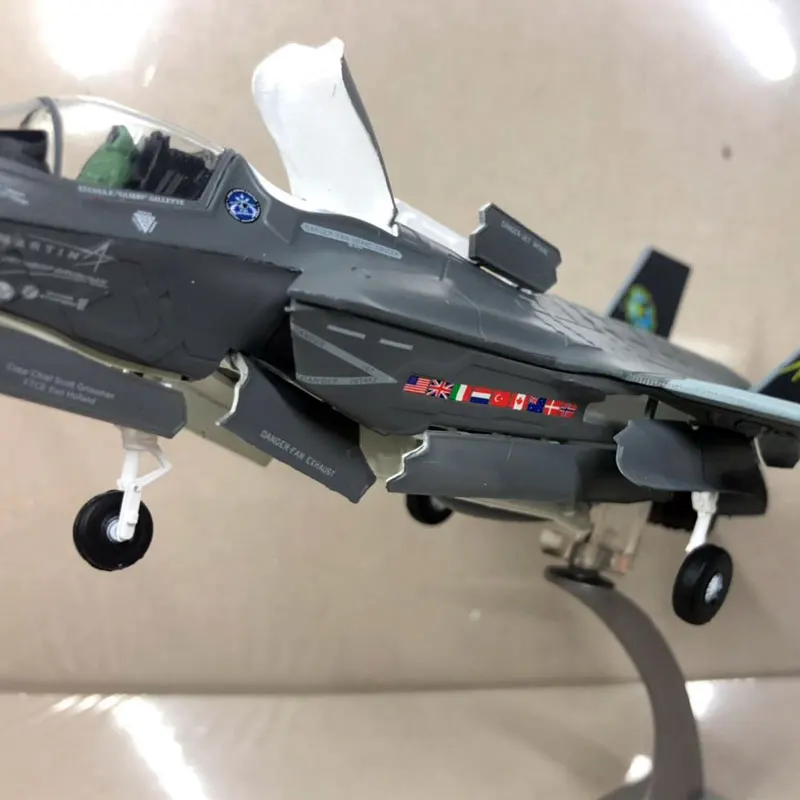 WLTK 1/72 масштаб военная модель игрушки F-35B молния II Joint Strike Fighter BF-01 STOVL литой металлический самолет модель игрушки для подарка