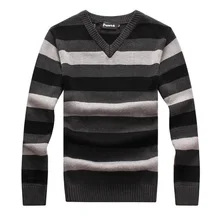 RICHARDROGER men’s sweater 2017 Spring Autumn new students South Korean Slim youth striped sweater 051