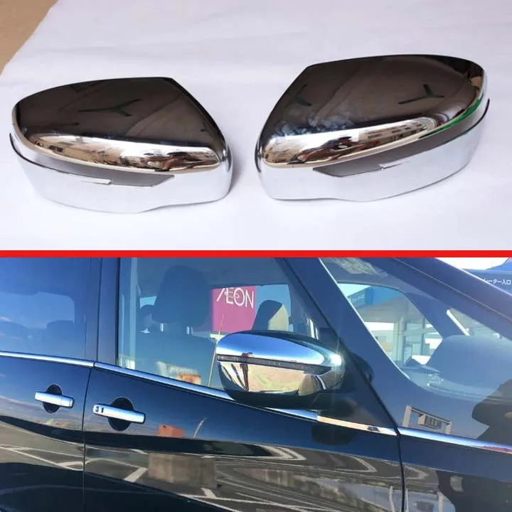 

For NISSAN SERENA C27 2017 2018 2019 ABS Chrome Door Side Mirror Cover Trim Rear View Cap Overlay Molding Garnish