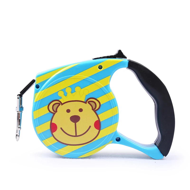 

Princess Bear dog leash nylon automatic retractable Puppies Animals Cat leash 5m for small Pet Breeds Retractable Dog Leash Pugs