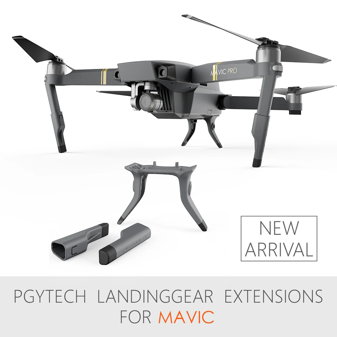 PGYTECH DJI Mavic Pro/Platinum шасси стояк держатель пропеллера пульт дистанционного управления палка для большого пальца Защитная крышка Дрон аксессуары