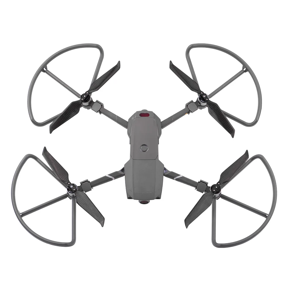 4 шт. реквизит протектор 8743F низкий уровень шума Пропеллер для DJI Mavic 2 Pro Zoom Drone запасные части лезвие защита защитный бампер Веер-крыло