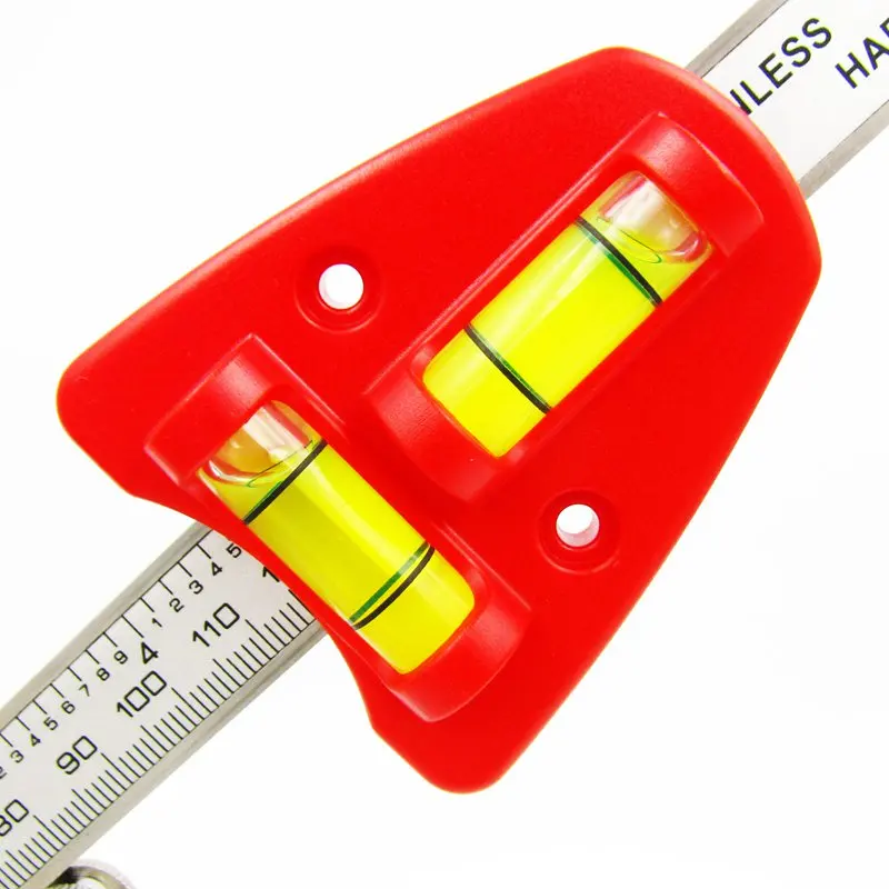 

KAPRO Magnetic Triangular Spirit Level Bubble T Type Bubble Level Measuring Instruments Model 242 Red Color Two Directions