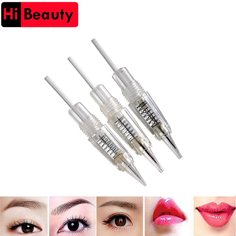 30pcs/lot 1P 3P 5P Disposable Screw Cartridges CHARMANT Eyebrow Lip Permanent Makeup Machine