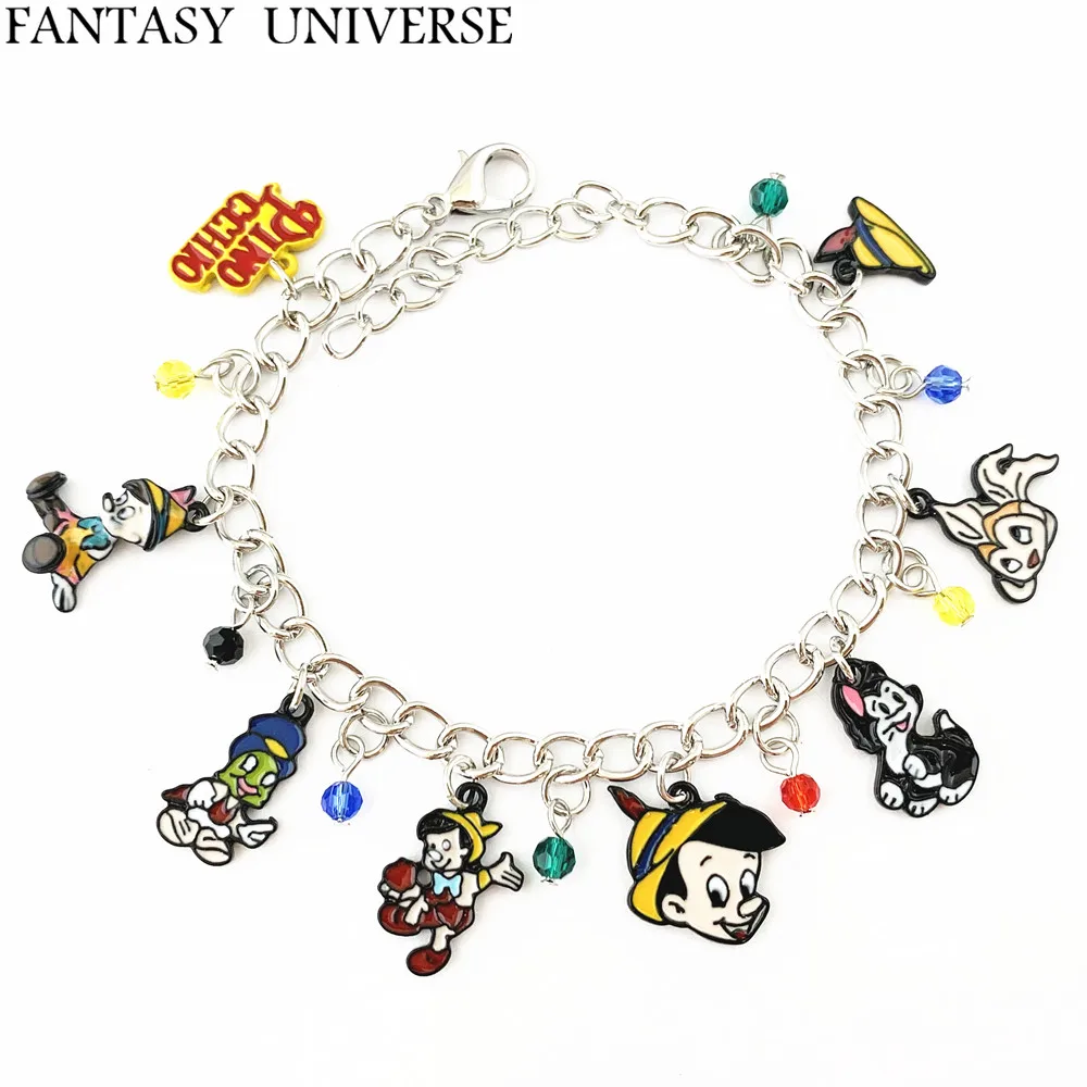 

FANTASY UNIVERSE Free shipping 20pc a lot Pinocchio charm bracelet JRHRSGZS01