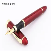 Jinhao X450 красное вино спиральный узор Бизнес офиса со средним наконечником перьевая ручка