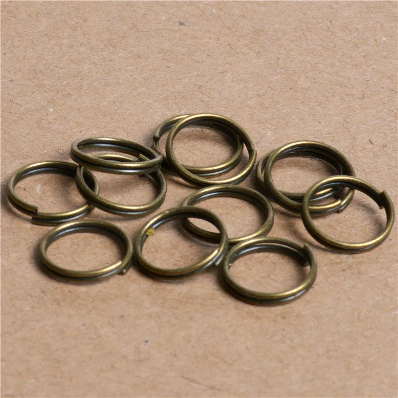 

Gold Silver Bronze Link Loop 4 5 6 8 10 mm Open Double Jump Ring for DIY Jewelry Making Necklace Bracelet Findings Connector