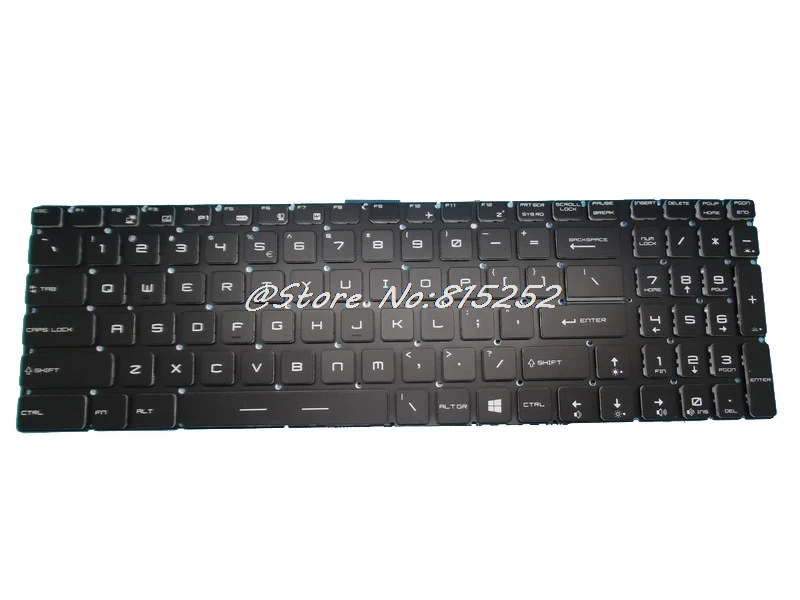 

Crystal Keycap For MSI GT73VR 6RE-013CN GT73VR 6RF-094CN MS-17A1 7RE 7RF United States US With Colourful Backlit/Without Backlit