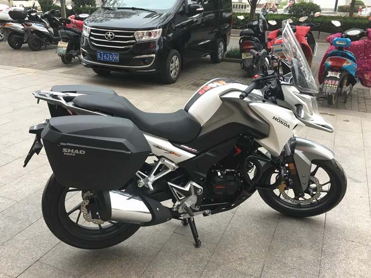 Для HONDA CB190X CB 190 X SHAD SH23 боковые боксы+ набор стоек для мотоцикла, багажный чехол, седельные сумки, кронштейн, Система переноски