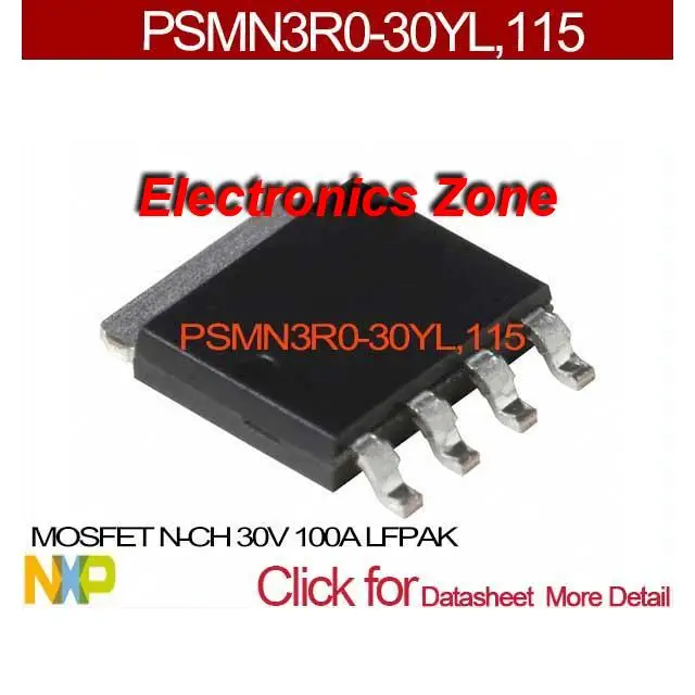 115 MOSFET N CH 30 В 100A LFPAK psmn3r0 30yl 3R0 30Y PSMN3R0 30YL 30YL|mosfet rf power amplifier|mosfet nmosfet tester |