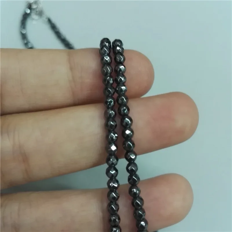 Шарм классический винтажный Китайский древний узор коричневый полудрагоценный камень черный угловой цепочка из гематита ожерелье с подвеской унисекс