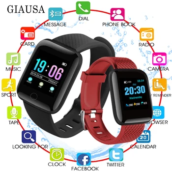 

New 116 plus Color Screen Smart Bracelet Heart Rate Blood Pressure Monitoring Step Counter Sports Bracelet Factory Direct Sales
