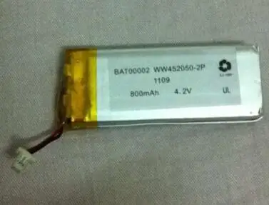 Free shipping WW452050-2P 800mAh 4.2V li-pllymer battery polymer lithium | Электроника