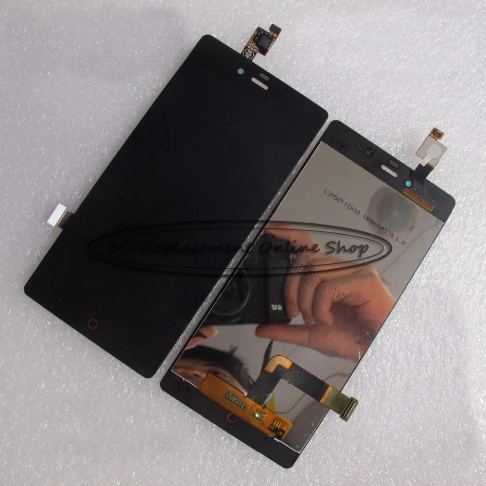 

Black/White Full LCD DIsplay + Touch Screen Digitizer Assembly Replacement For ZTE Nubia Z9 Mini Z9mini NX511 NX511H NX511J