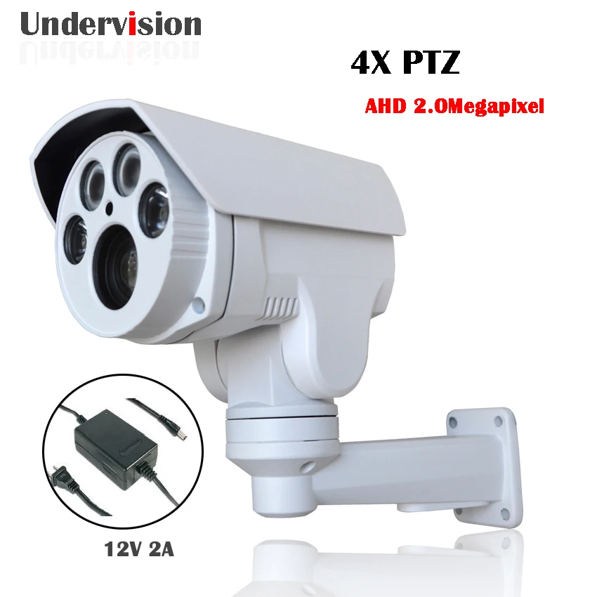 

AHD PTZ camera 3516C+SonyIMX222 AHD Outdoor PTZ 2.0mp bullet camera 4X zoom Camera and IR 60M outdoor camera ,free Shipping