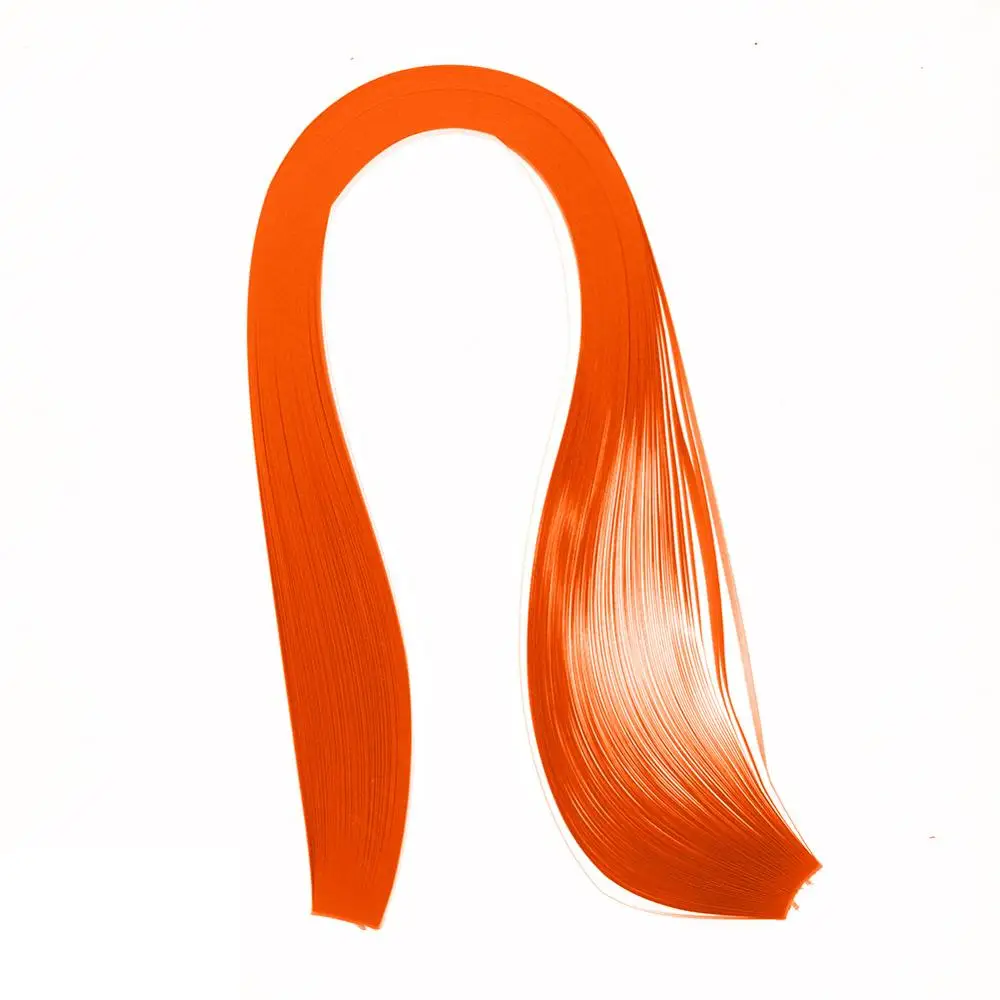 Сделай Сам 120 полоски/набор 5 мм 54 см бумага для квиллинга цветная бумага для оригами ручная работа искусство создание крафт бумага#259127 - Цвет: Orange