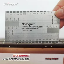 Электрогитары строка действия линейка Сталь Лада руководство линейка для гитары измерительные инструменты для ремонта струнных инструментов для инструмент укулеле Запчасти аксессуары