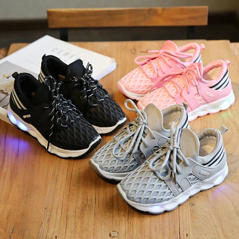 New Children Led Sneaker Kids Lighting Shoes Boys S Light New Children Led Sneaker Kids Lighting Shoes Boys S Light Sneakers Colorful Flashing Tx1006 In From Mother