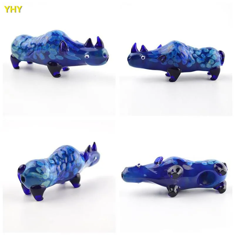 Glass Smoking Pipes Dinosaur Oil Burner Pipes Tobacco Pipe Portable Animal Hand Pipe Wholesale Latest Lovely Smoking Glass Pipes05