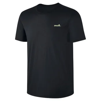 

Mens MEH geek nerd Embroidery Casual T-Shirts Embroidered Shirts