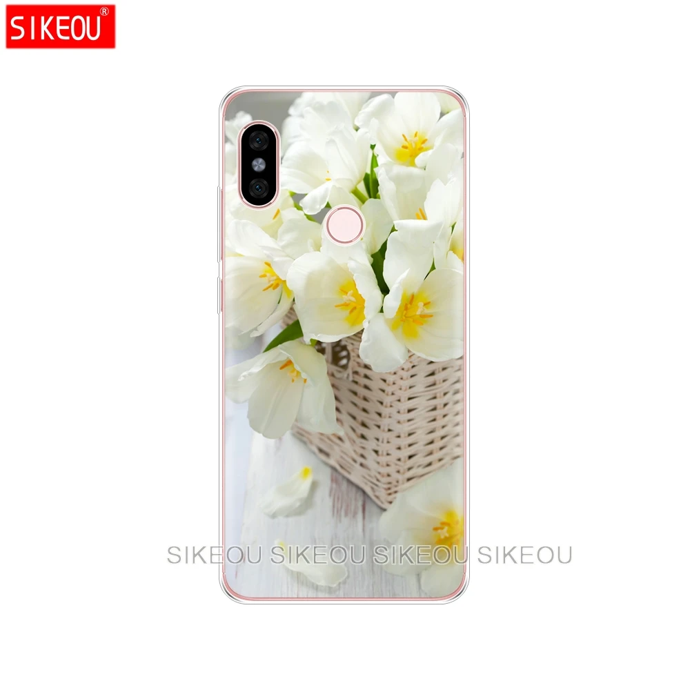Силиконовый чехол для телефона Xiaomi redmi S2 Y2 6 5 2 3 3s pro PLUS note 4 4X 4A 5A 6A цветные цветы