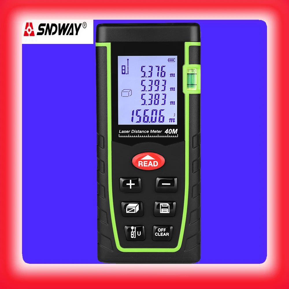 

SNDWAY metro Laser distance meter digital Laser tape measure laser meter range finder professional laser tape roulette Measure