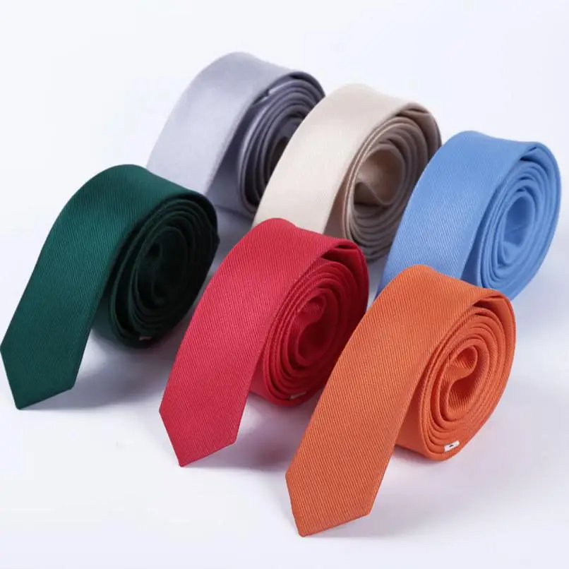 

Business Mens Leisure Thin Striped Ties Fashion Ultra Narrow Ties For Cute Women Slim Necktie Color Point Dress Accessories Tie