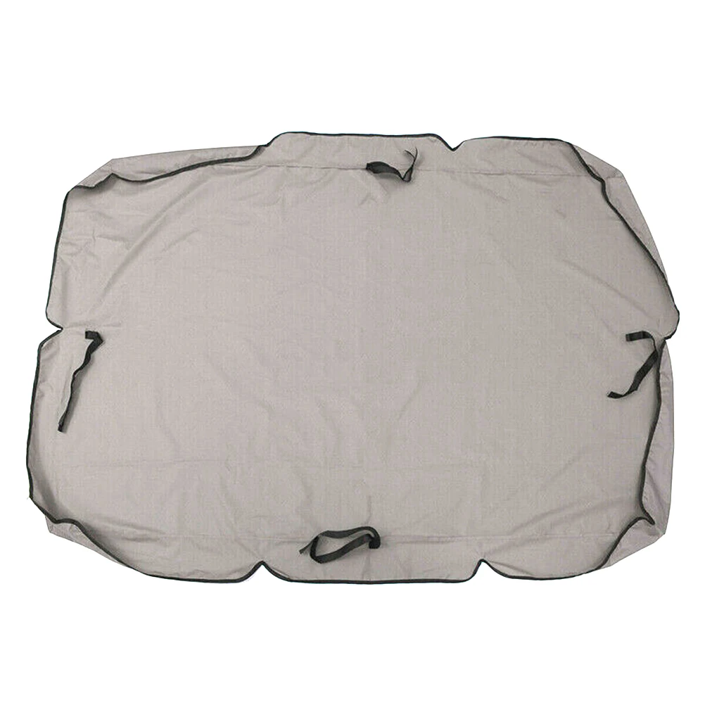 

Garden Swing Chair Cover Shade Sail Dust Waterproof Outdoor Courtyard Hammock Tent Swing Top Cover (Grey)