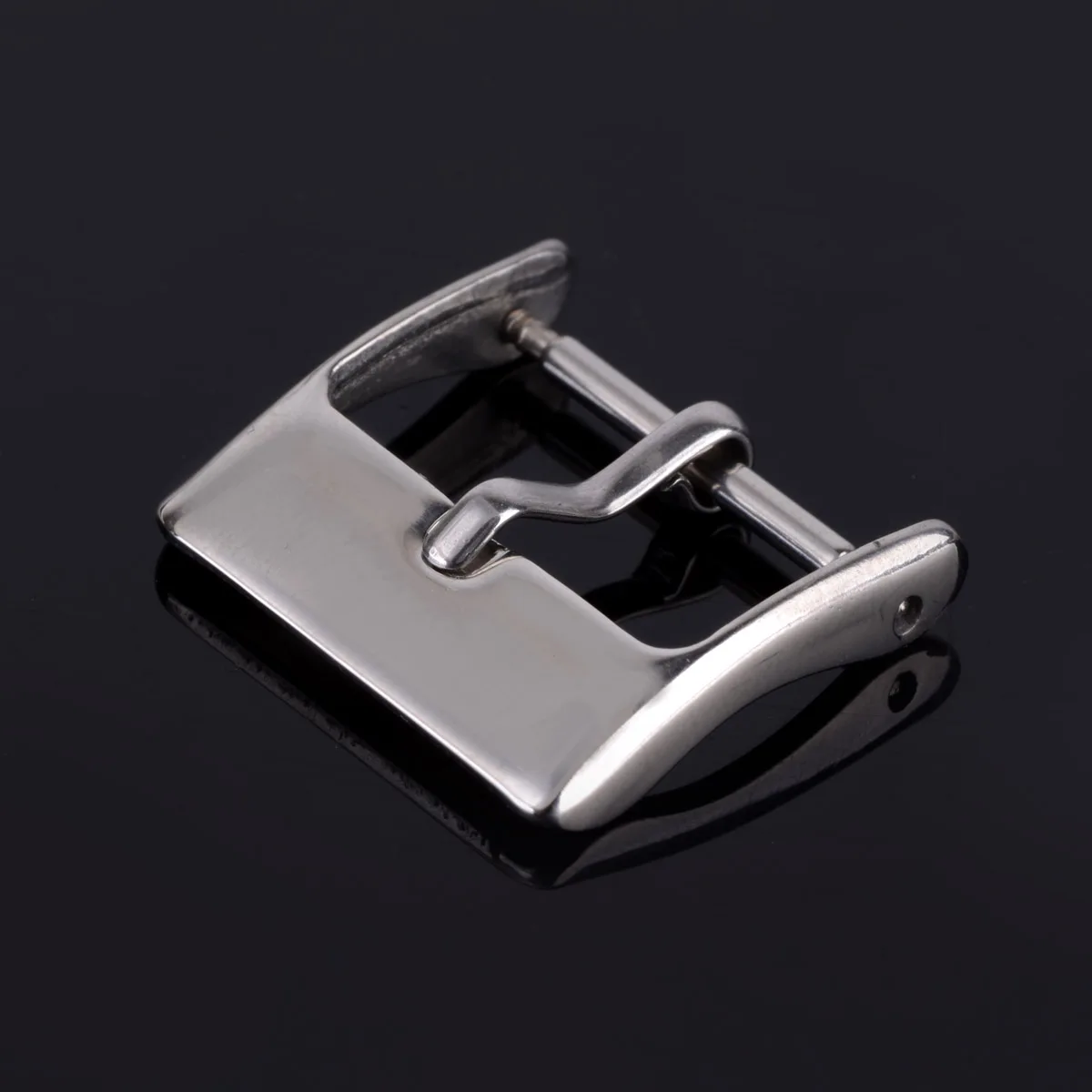 10pcs 18mm/20mm/22mm Stainless Steel Square Clasp Strap For Watch Bands Buckles decoration DIY Accessory watchband Clasp