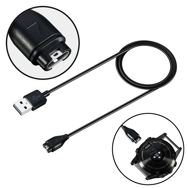 imágenes para Mayitr Reemplazo De Alta Calidad de Carga del Cable de Datos USB para Garmin Fenix 5/5S/5X Reloj Negro imágenes para Mayitr Reemplazo De Alta Calidad de Carga del Cable de Datos USB para Garmin Fenix 5/5S/5X Reloj Negro