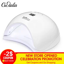 Gustala Sun X1 Plus Сушилка для ногтей 48 Вт Светодиодный УФ-лампа для маникюра для отверждения гель-лака оборудование для дизайна ногтей
