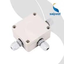 ABS маленькая пластиковая коробка IP66 электрическая коробка пластиковая, водонепроницаемая коробка переключателя с водяным соединением 63*58*35 мм(SP-F20