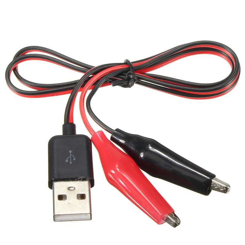 Аллигатор Cilp для AV Banana/USB штекер Тестовый Кабель свинцовый разъем двойной тест er зонд крокодил зажим для мультиметра измерительный инструмент DIY