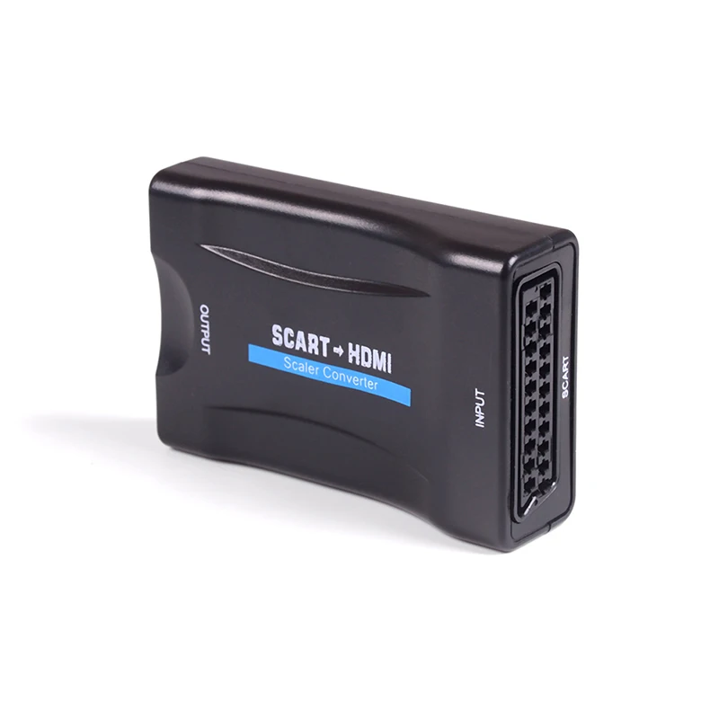 1080P SCART в HDMI конвертер видео аудио высококлассные сигнальные адаптеры-конвертеры с зарядным адаптером кабель для Sky Box DVD STB