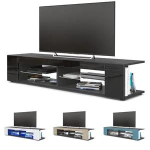 Modern LED TV Stand TV Table Cabinet Home Media Entertainment Console For LCD LED Flat Panel Living Room Furniture Modern LED TV Stand TV Table Cabinet Home Media Entertainment Console For LCD LED Flat Panel Living Room Furniture