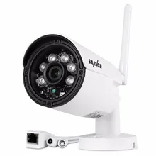 SANNCE 1280 x 720P 1.0MP Bullet WIFI IP Camera Waterproof 2LED IR Night Vision Outdoor Security Camera ONVIF P2P CCTV Cam