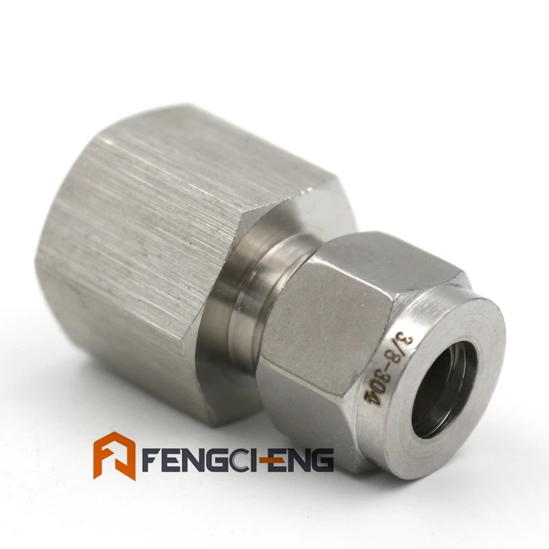 Компрессионный фитинг 3/8 дюйма x 1/2 трубчатый NPT SUS304 оптовая и розничная продажа
