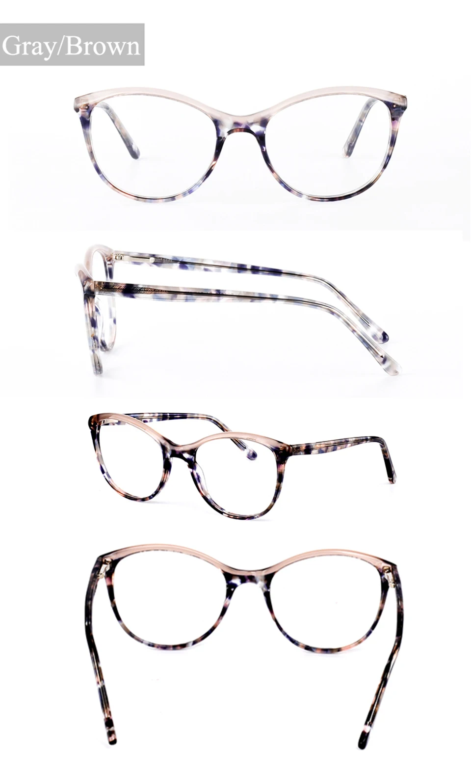 Новинка, Ретро прозрачные очки для чтения, оправа для очков из ацетата, поддельные компьютерные очки для женщин и мужчин, оправа для очков для близорукости