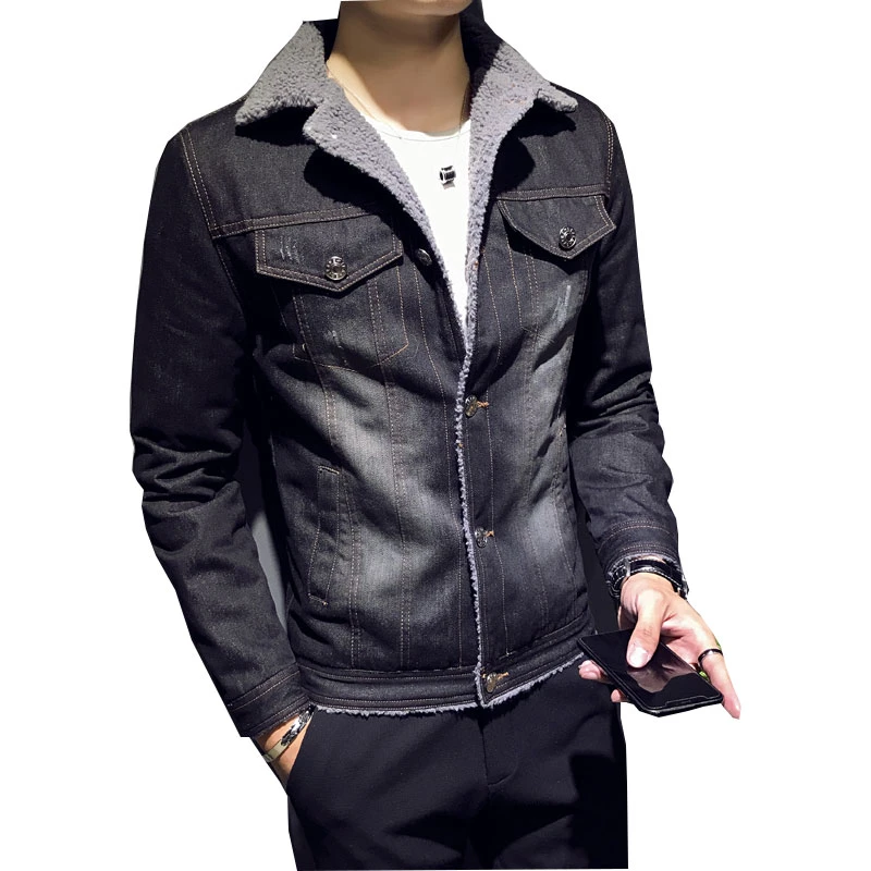 black denim jacket 2xl