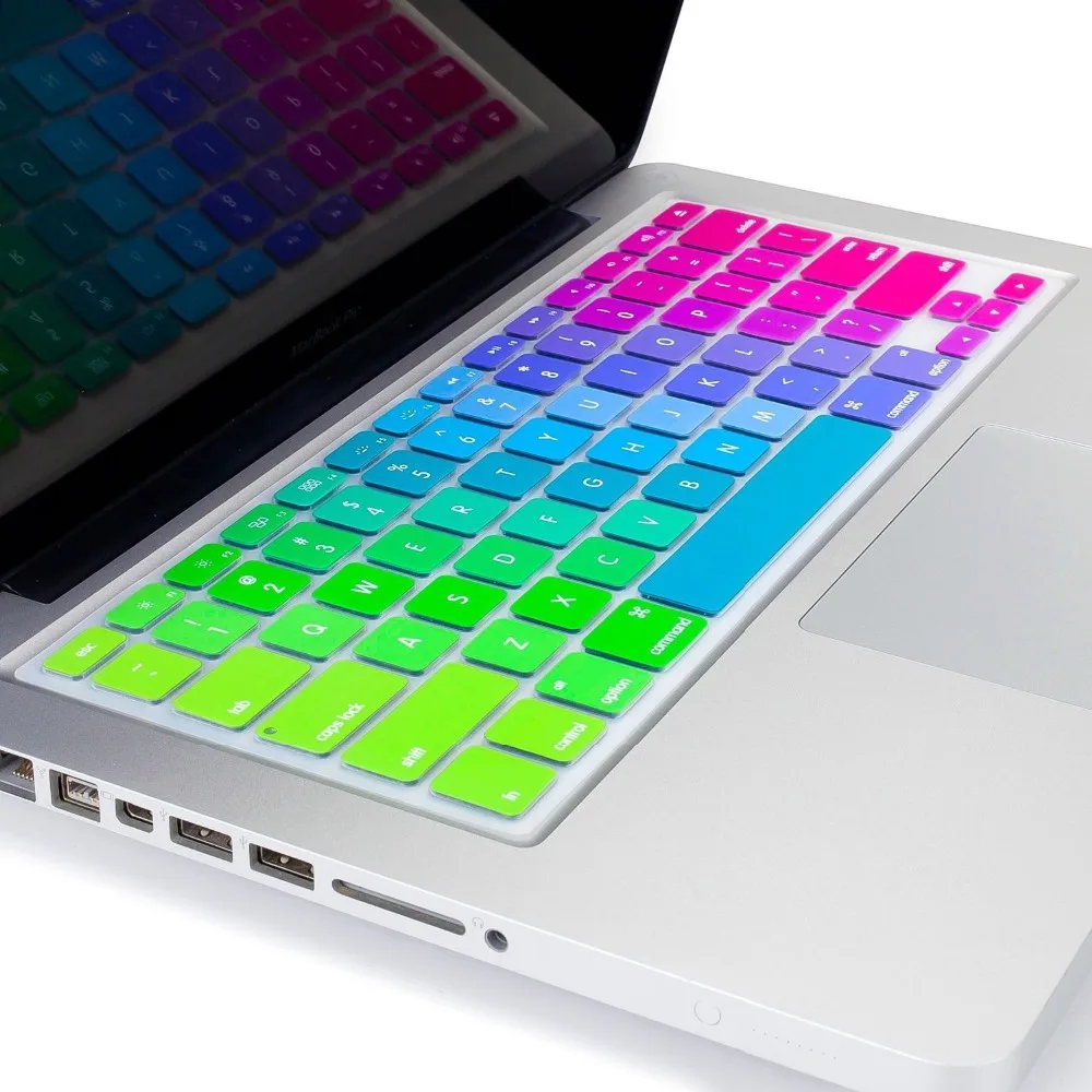 Силиконовый чехол для клавиатуры Apple Macbook Air Pro Retina 13 15 17 на английском языке