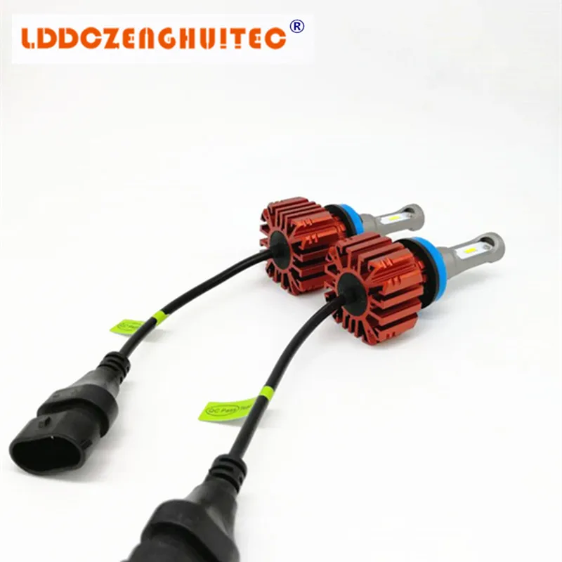 

LDDCZENGHUITEC9005 HB3 9006 HB4 H11 H4 H7 Led H1 Auto Car Headlight S1 N1 50W 8000LM 6000K Automobile Bulb All In One CSP Lumile