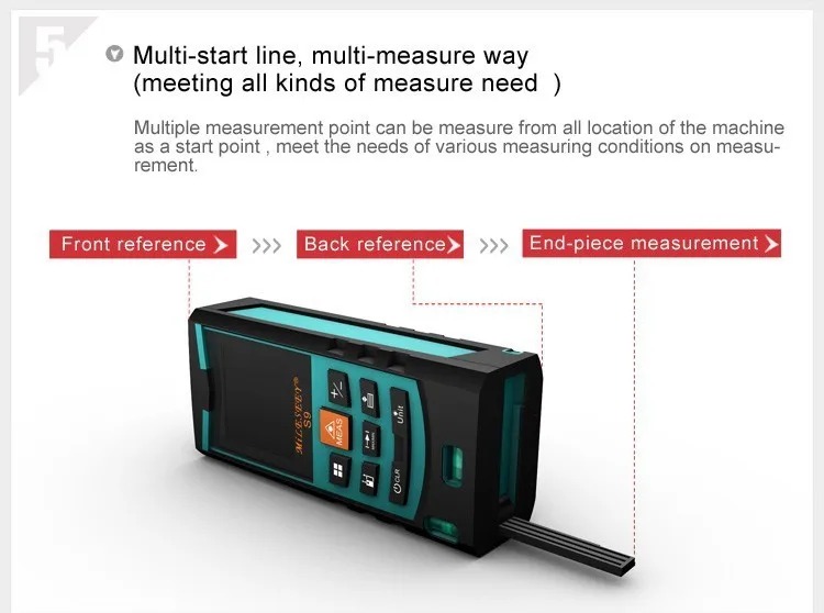 Mileseey Blue S9 лазерные инструменты и измерительный инструмент и лазерный дальномер 60 м 80 м 100 м L дальномер
