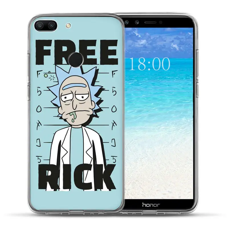 Роскошный чехол Dragon Ball Рик и Морти для huawei Honor 10 9 8 Lite 8X7 7A 7X 7C 8C 8A 6A 6X чехол Funda Capinha Etui