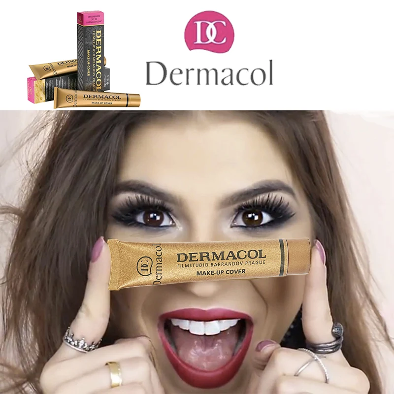 Цена База Dermacol составляют крышка веснушки акне Dermacol основа для макияжа лица Corretivo крем принадлежности Прямая поставка США Pro ГРУНТОВОЧНАЯ основа