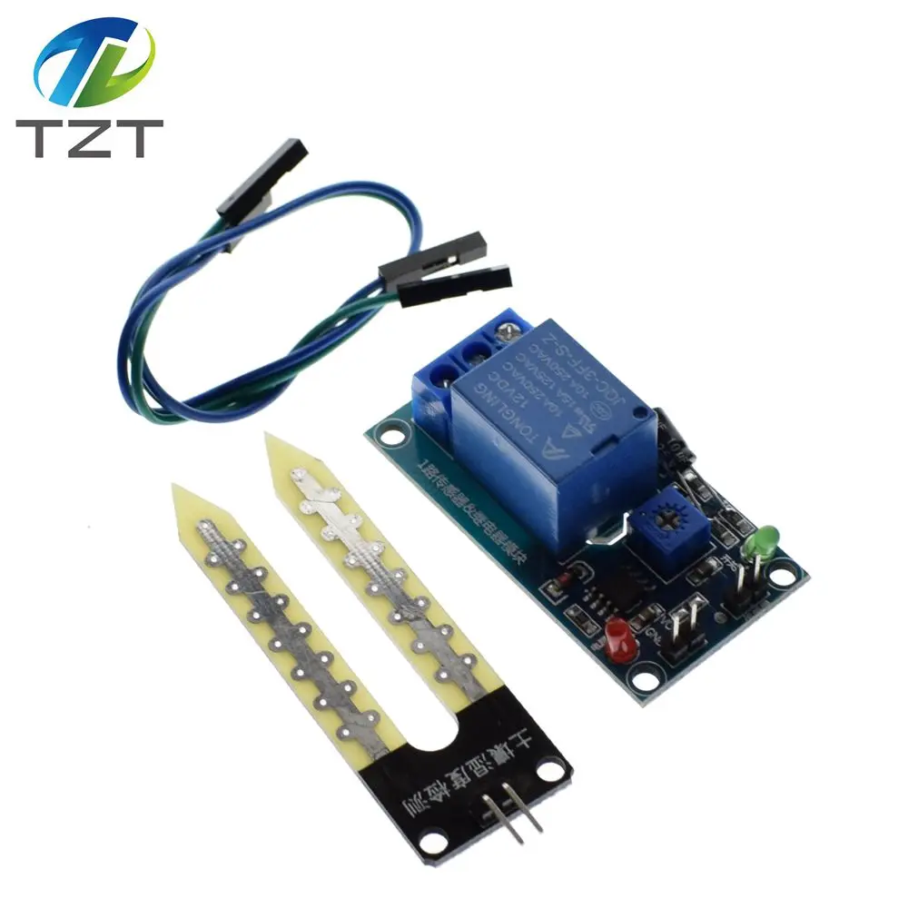 

Soil Moisture Sensor 12V Relay Control Module DC 5V soil moisture sensor relay Automatic watering of humidity starting switch