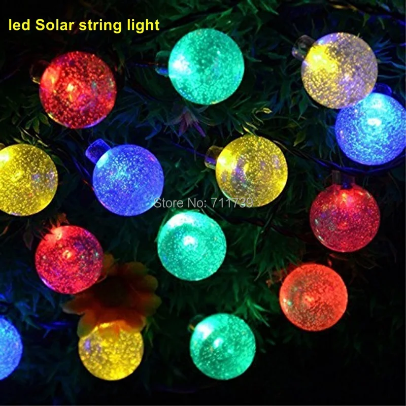

4set 30 LED 6M led solar string lights outdoor Solar string light waterproof decorative solar powered led solar string lights